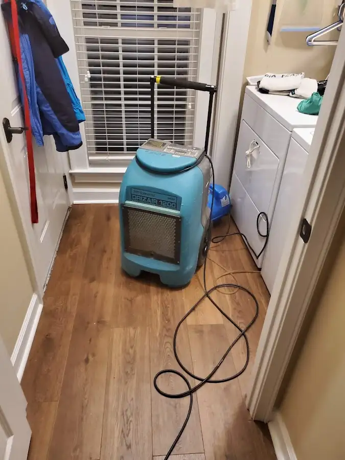 Commercial dehumidifier deployed for Crawl Space Restoration in Garden Acres
